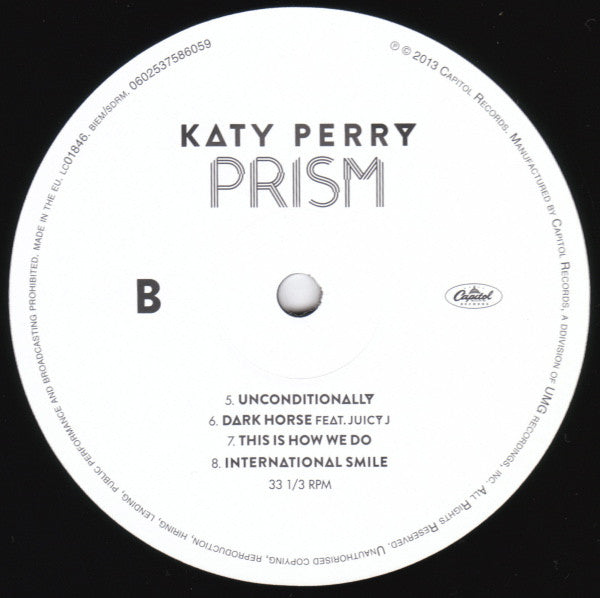 Katy Perry : Prism (2xLP, Album)