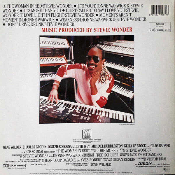 Stevie Wonder : The Woman In Red (Selections From The Original Motion Picture Soundtrack) (LP, Album, Gat)