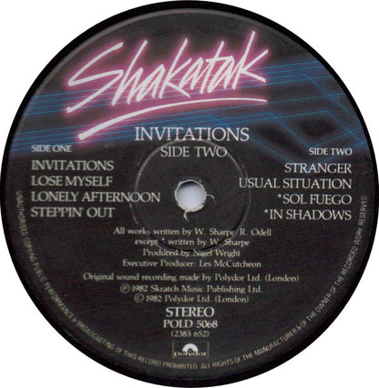 Shakatak : Invitations (LP, Album)