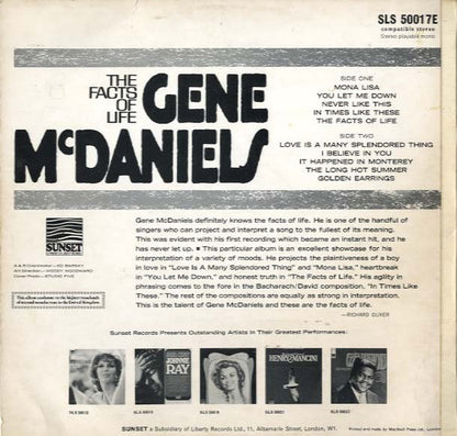 Gene McDaniels* : The Facts Of Life (LP, Album)