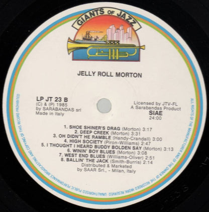 "Jelly Roll" Morton* : "Jelly Roll" Morton (LP, Comp)