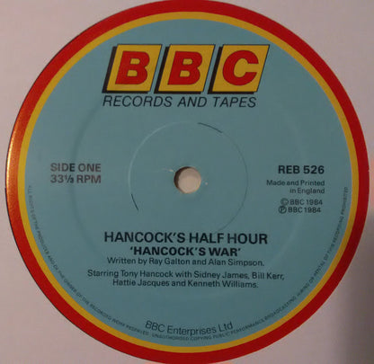 Tony Hancock : Hancock's Half Hour (Hancock's War / The Christmas Club) (LP, Mono)