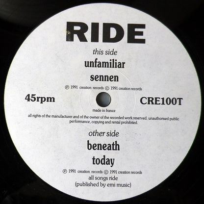 Ride : Today Forever (12", EP)