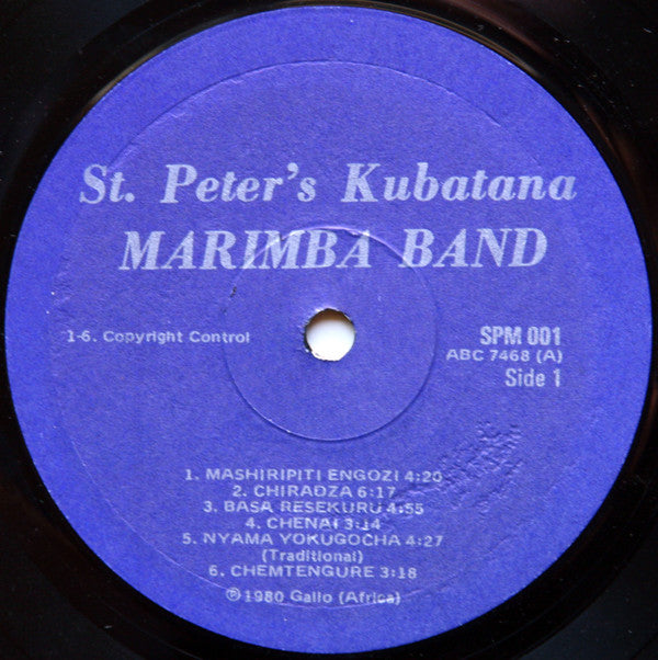 St Peter's Kubatana Marimba Band : Marimba (LP)