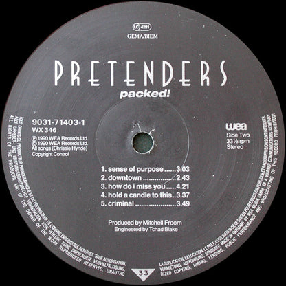 Pretenders* : Packed! (LP, Album)