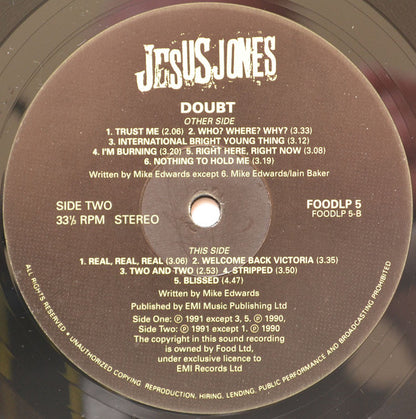 Jesus Jones : Doubt (LP, Album)