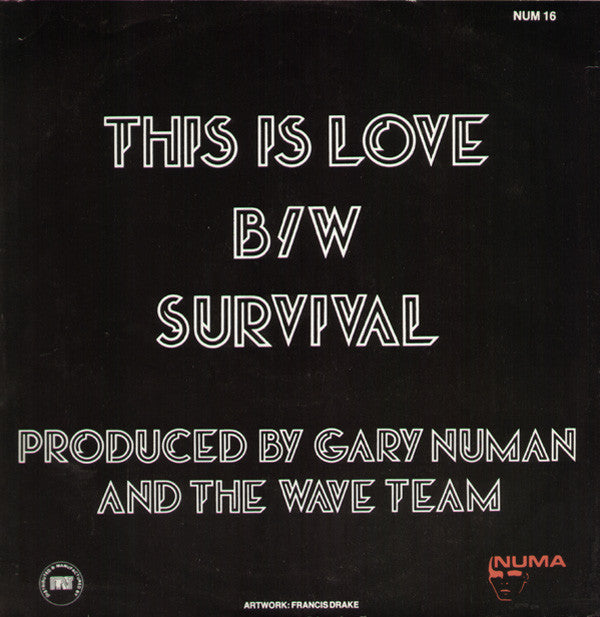 Gary Numan : This Is Love (12", Single + Flexi, 7", S/Sided)