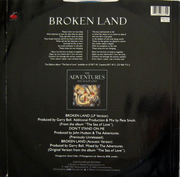 The Adventures : Broken Land (12", Single)