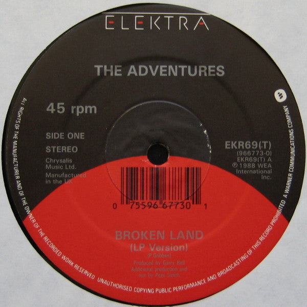 The Adventures : Broken Land (12", Single)