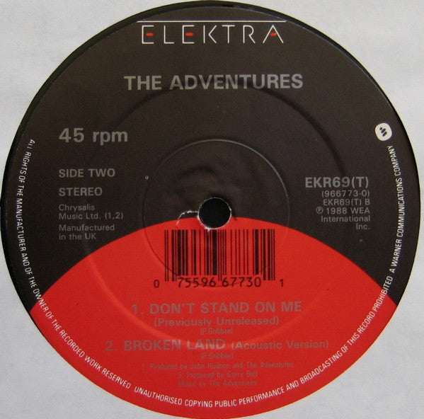 The Adventures : Broken Land (12", Single)