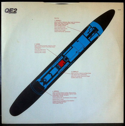 Mike Oldfield : QE2 (LP, Album, Por)