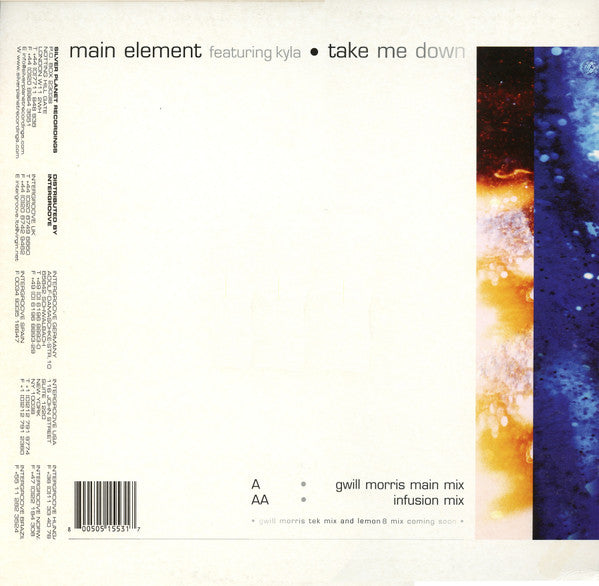 Main Element Featuring Kyla : Take Me Down (Disc 1) (12")