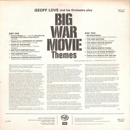 Geoff Love & His Orchestra : Big War Movie Themes (LP, Album)