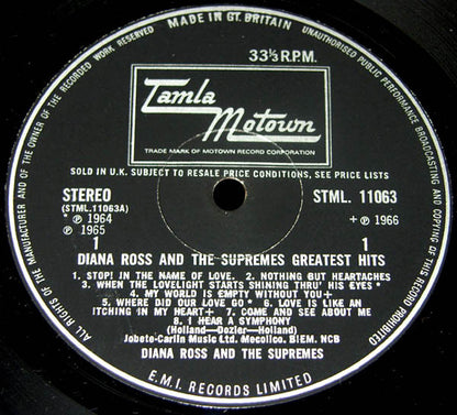 Diana Ross And The Supremes* : Greatest Hits (LP, Comp)