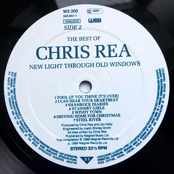 Chris Rea : New Light Through Old Windows (The Best Of Chris Rea) (LP, Album)