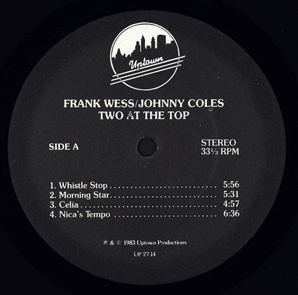 Frank Wess / Johnny Coles : Two At The Top (LP, Album)