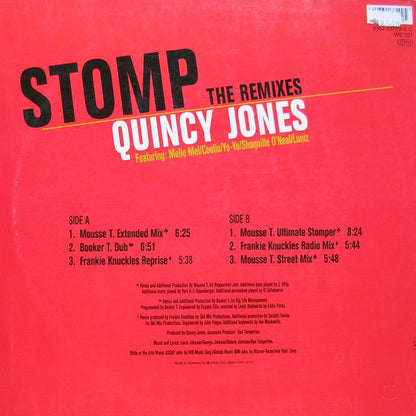 Quincy Jones : Stomp (The Remixes) (12")