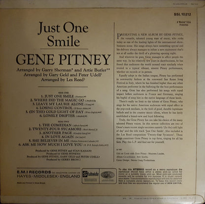 Gene Pitney : Just One Smile (LP, Album)