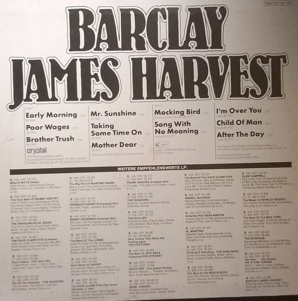 Barclay James Harvest : Early Morning Onwards (LP, Comp, RE)