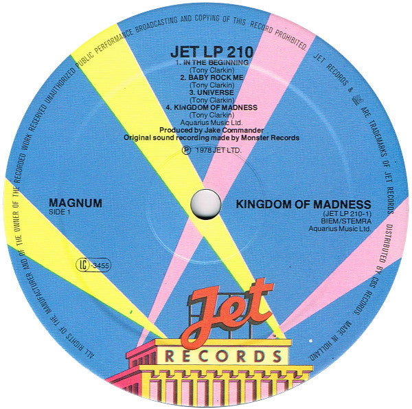 Magnum (3) : Kingdom Of Madness (LP, Album)