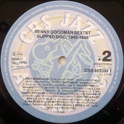 Benny Goodman Sextet : Slipped Disc, 1945-1946 (LP, Comp, Mono, RM)