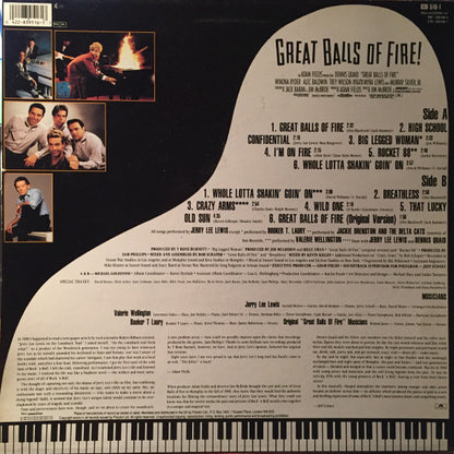 Various : Great Balls Of Fire! (Original Motion Picture Soundtrack) (LP, Album)