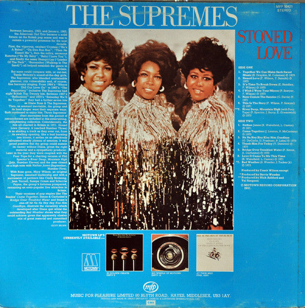 The Supremes : Stoned Love (LP, Comp)