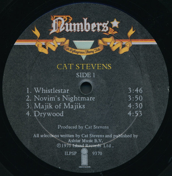 Cat Stevens : Numbers (A Pythagorean Theory Tale) (LP, Album)