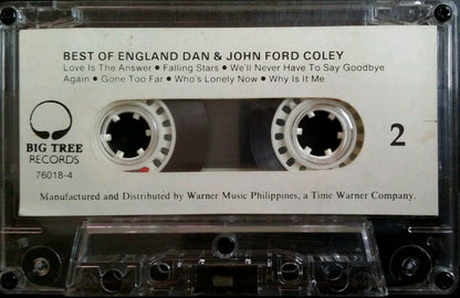 England Dan & John Ford Coley : Best Of England Dan & John Ford Coley (Cass, Comp)