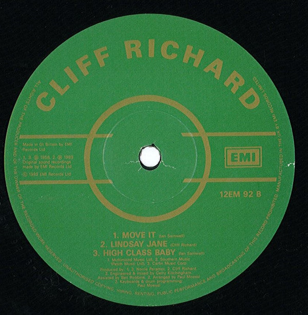 Cliff Richard : 100th Single (12", Single)