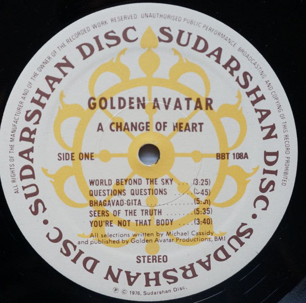 Golden Avatar : A Change Of Heart (LP, Album)