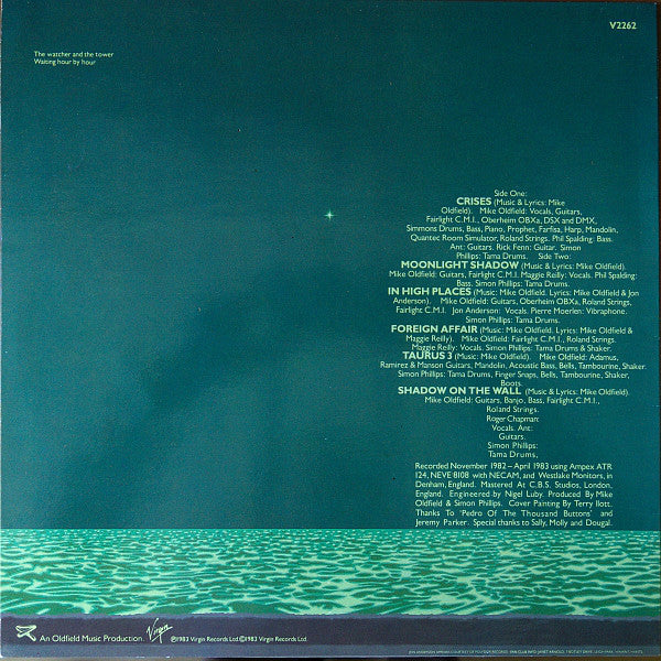 Mike Oldfield : Crises (LP, Album)