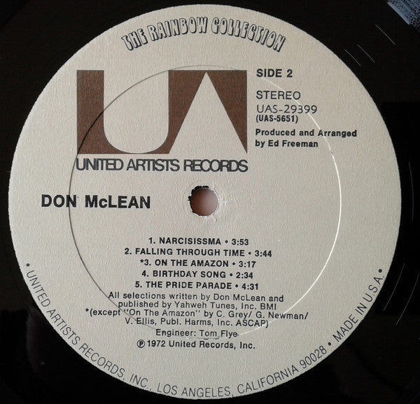 Don McLean : Don McLean (LP, Album)