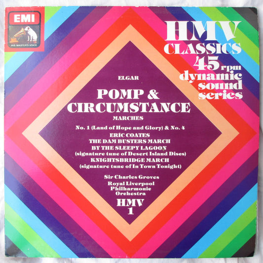 Sir Edward Elgar, Sir Charles Groves, Royal Liverpool Philharmonic Orchestra, Eric Coates : Pomp & Circumstance Marches (12")