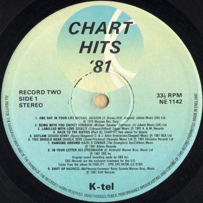 Various : Chart Hits 81 Volume 2 (LP, Comp, PRS)