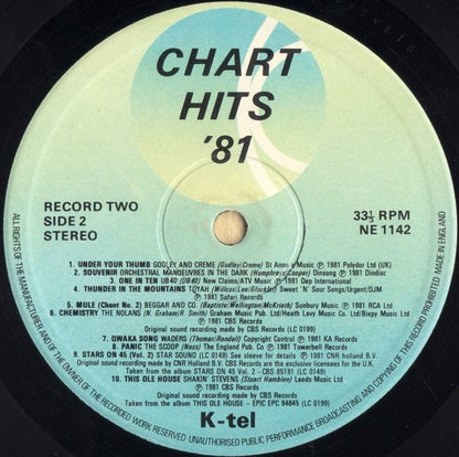 Various : Chart Hits 81 Volume 2 (LP, Comp, PRS)