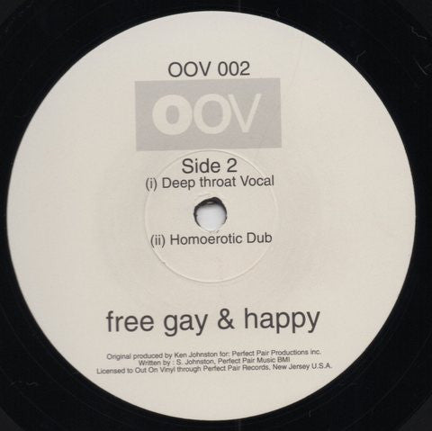 The Coming Out Crew : Free, Gay & Happy (12", Single)