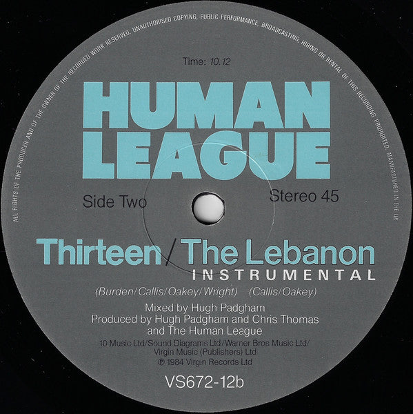 The Human League : The Lebanon (12")