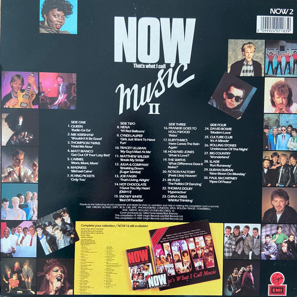 Various : Now That's What I Call Music II (2xLP, Album, Comp, Pre)